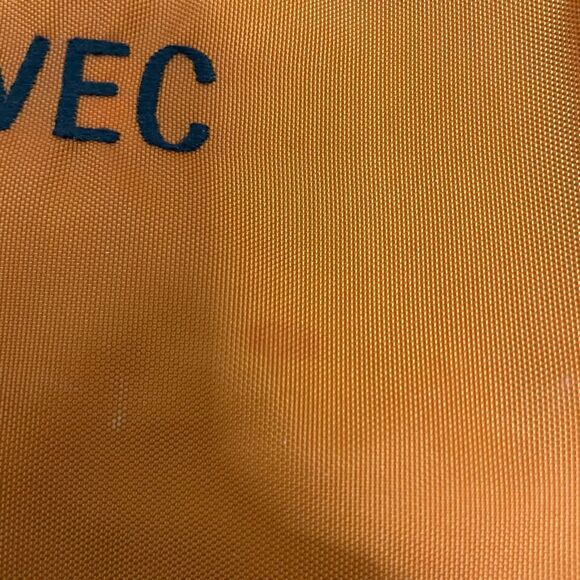 LL Bean Hanging Toiletry Cosmetic Bag Orange Travel - Picture 6 of 8